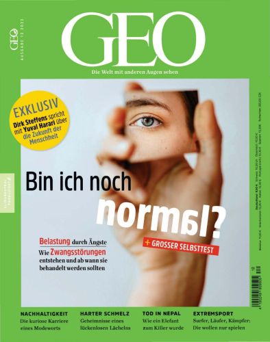 Cover: Geo Magazin Die Welt mit anderen Augen sehen No 12 Dezember 2022
