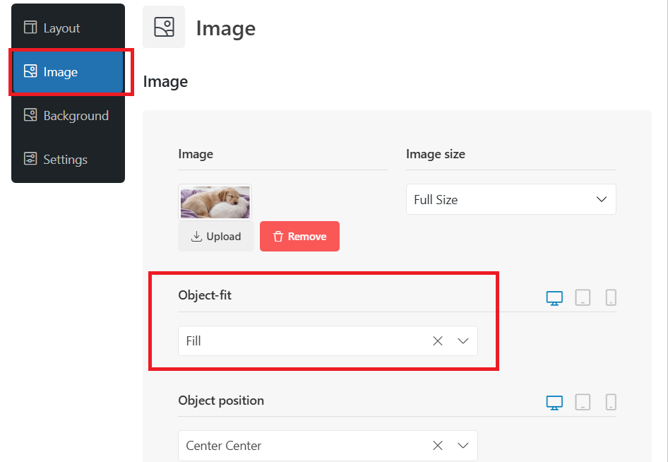 object fit