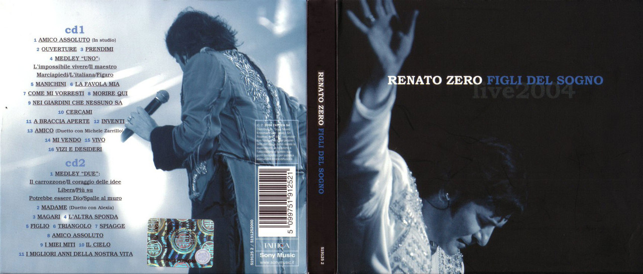 Renato Zero - Figli del Sogno Live [2CD] (2004) .mp3 -320 Kbps