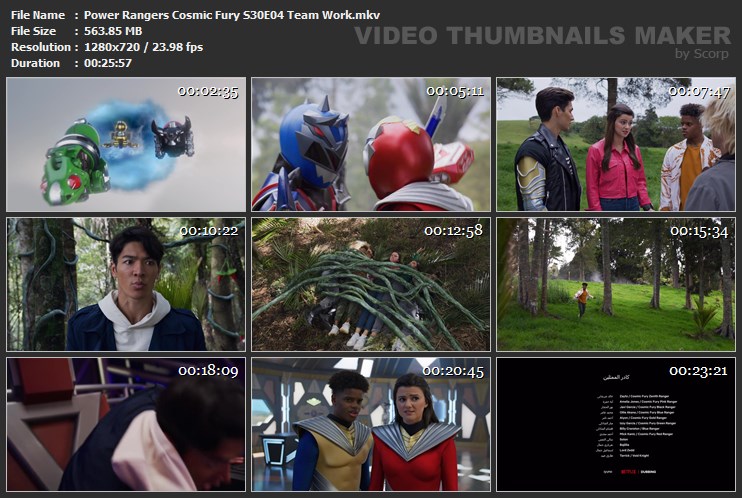 Power Rangers Cosmic Fury S30E04 Team Work.mkv