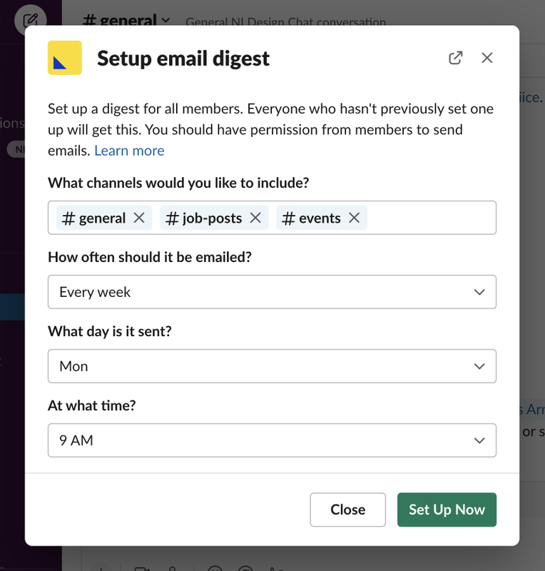 Slack digest for eveyone