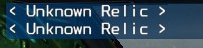 unknown relic