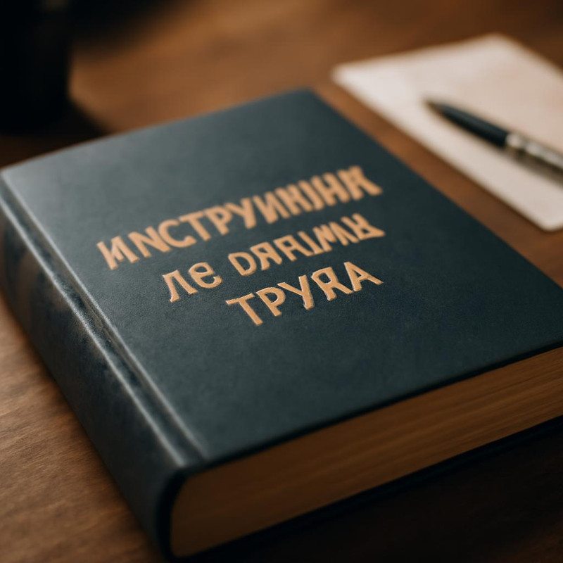 Иллюстрация правовой основы инструкций по охране труда в России