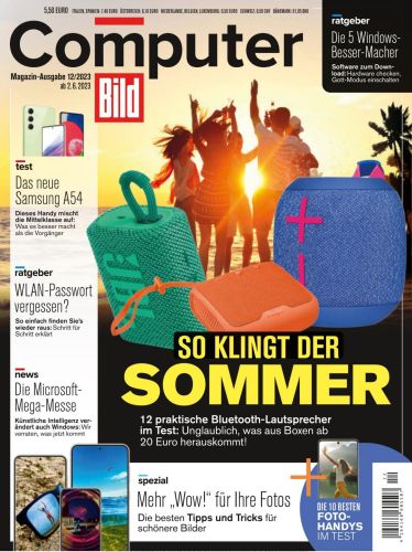Cover: Computer Bild Magazin No 12 vom 02  Juni 2023