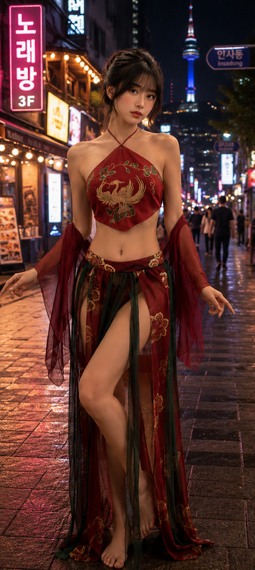 The Sino Dunhuang Fling Celestial Dress Front