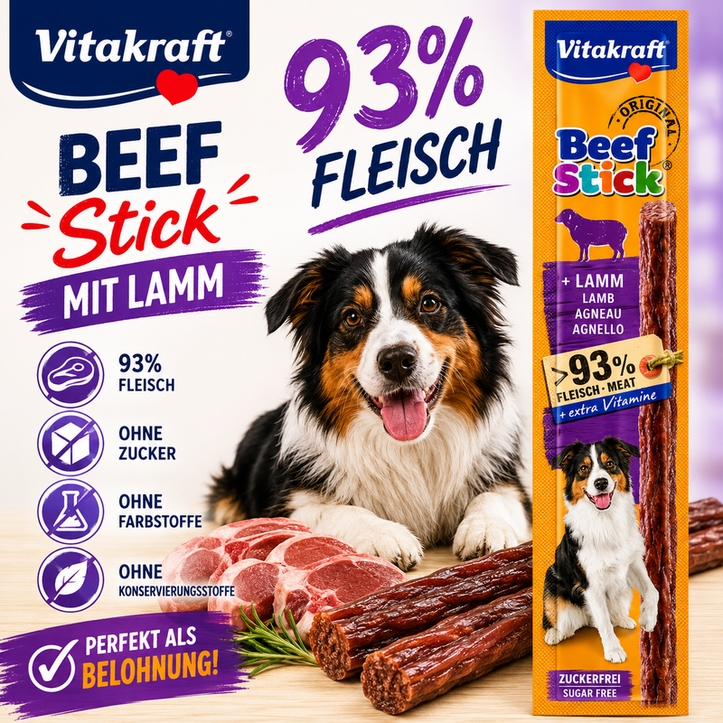 Vitakraft Beef Stick Lamm Hundesnack