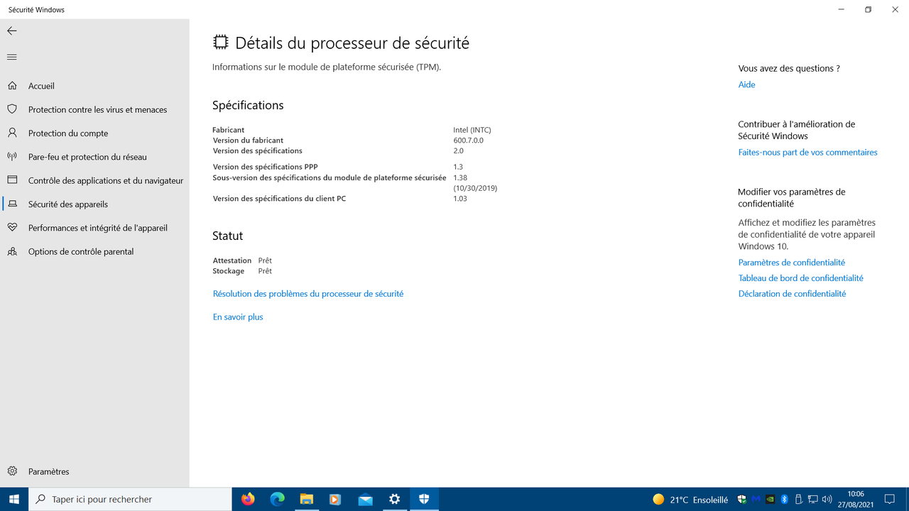 detail du processeur de securite