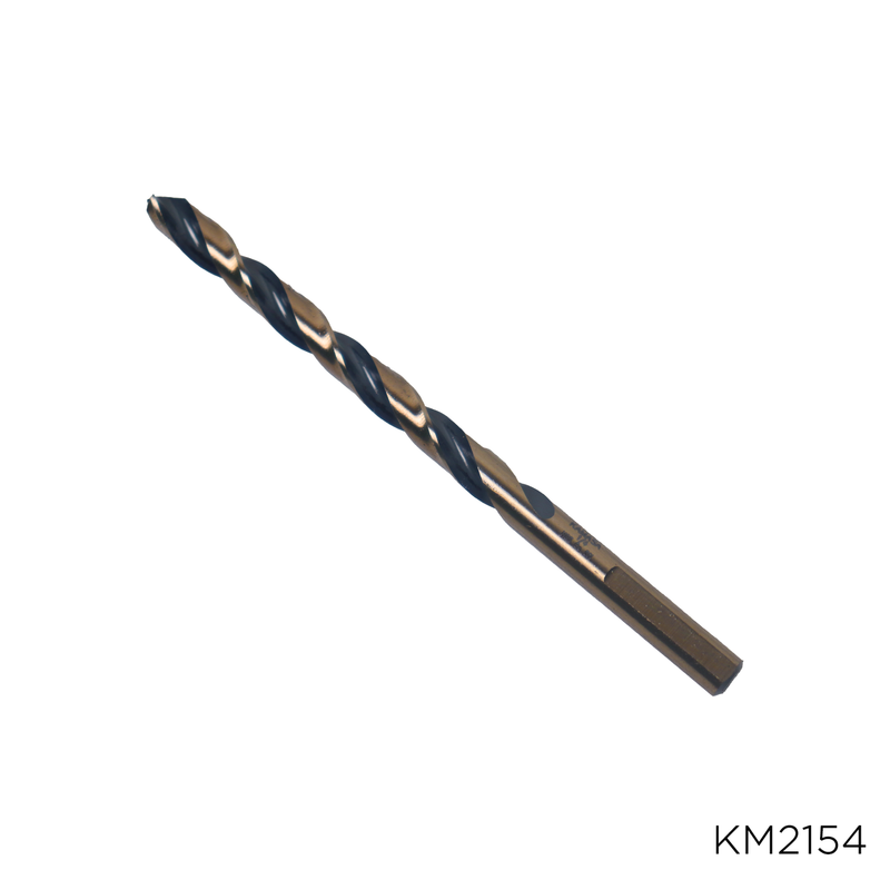 BROCA DE METAL HSS 1/4" COBALTO  5%  KAMASA