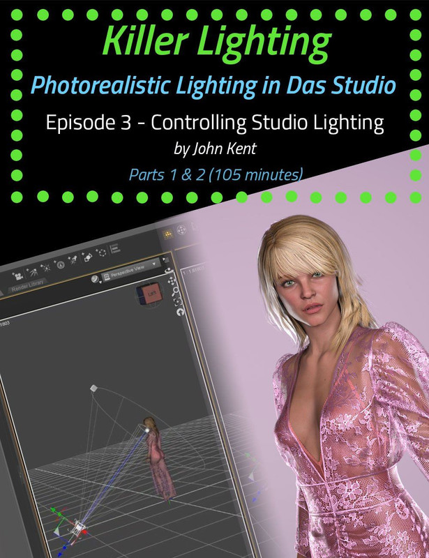 Killer Lighting – Lighting for Photorealistic Renders – Part 3 Controlling Studio Lights