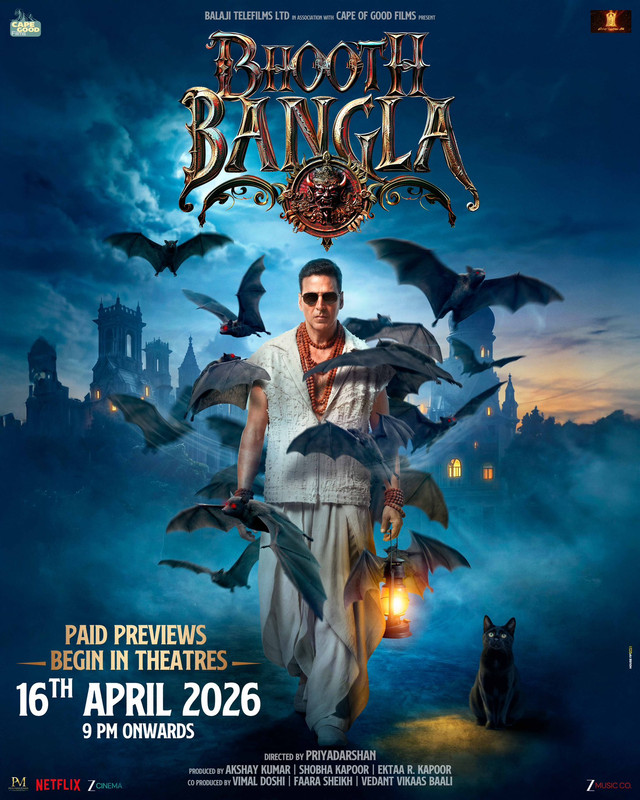 Bhooth Bangla Background Poster