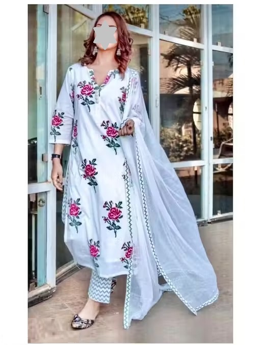 WOMAN PRINTED KURTA SET Color 1 (KS172)