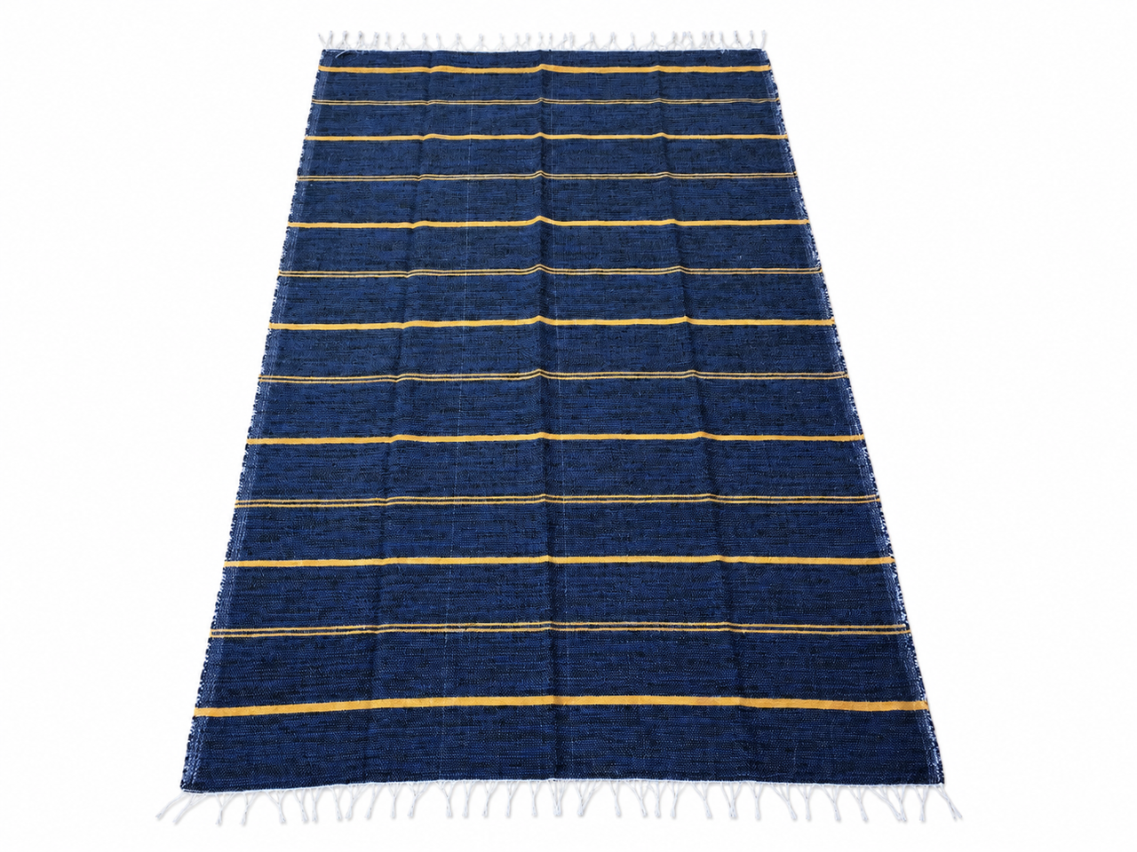 Handwoven Moroccan Organic Cotton Blanket – Tetouan Collection