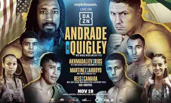 DAZN Andrade vs Quigley