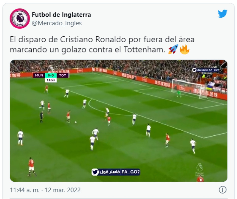 Cristiano Ronaldo anota hat trick ante el Tottenham dándole victoria a Manchester