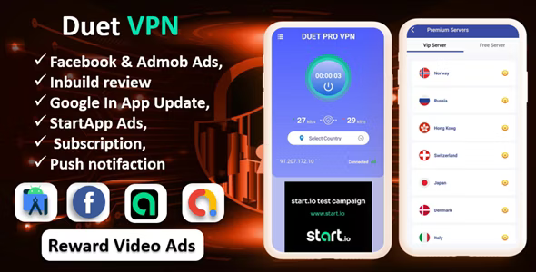 Duet Pro VPN App – Secure VPN App & Fast VPN