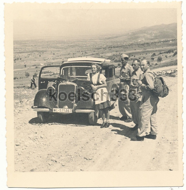 Sizilien Mercedes PKW Kfz Luftwaffe Fallschirmjä