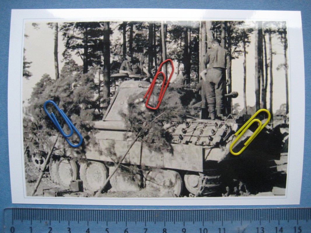 Panzer,Tank, WW2, Panther , mit Tarnung, camoufl