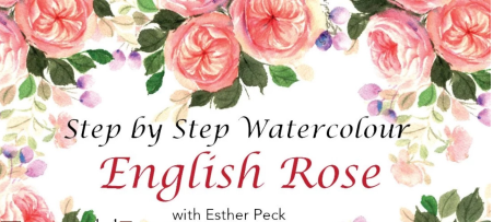 Step By Step Watercolour English Rose