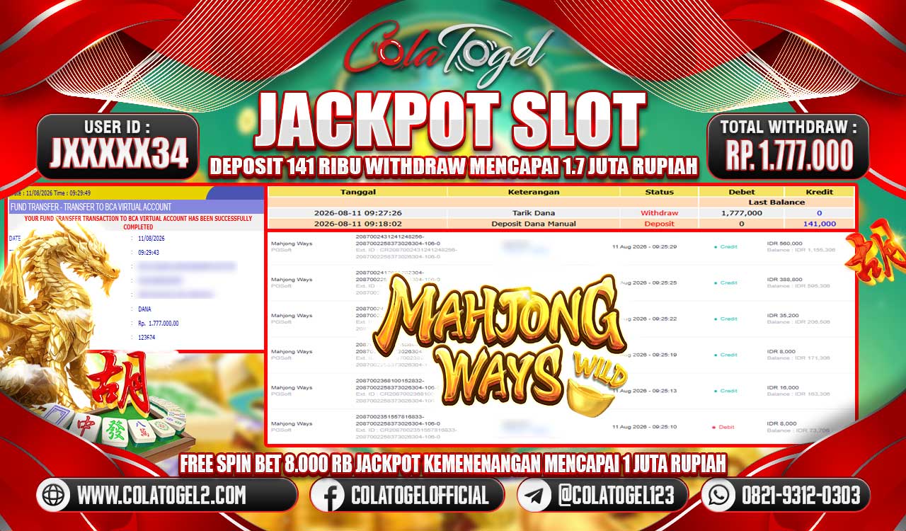 JACKPOT SLOT GACORR!!