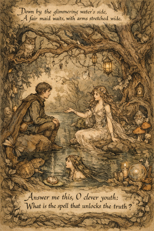 Minh họa truyện cổ tích phong cách Arthur Rackham thập niên 1920