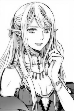 retrato alta elfa rica