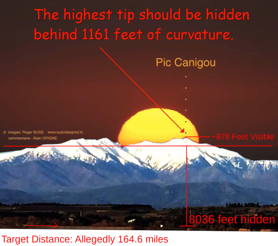 Canigou with mountain