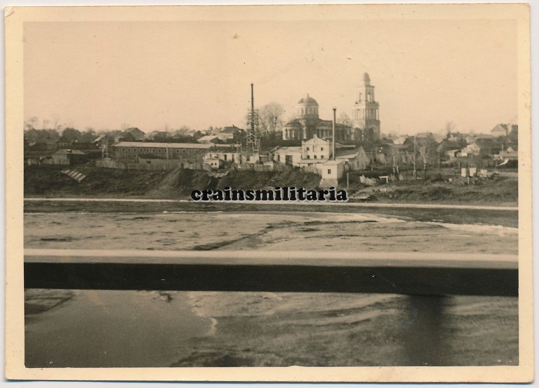 Orig. Foto orthodoxe Kirche b. Wolga Brücke in RSCHEW Rshew Russ