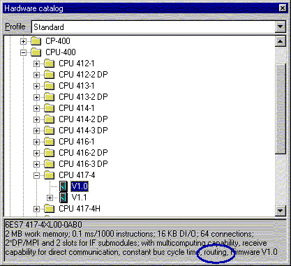 Which modules support the "S7 Routing" function in Which modules support the "S7 Routing" function in