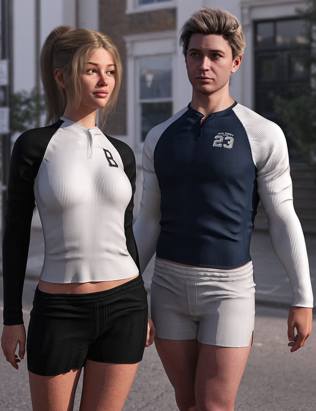 dForce Campus Casuals for Genesis 9