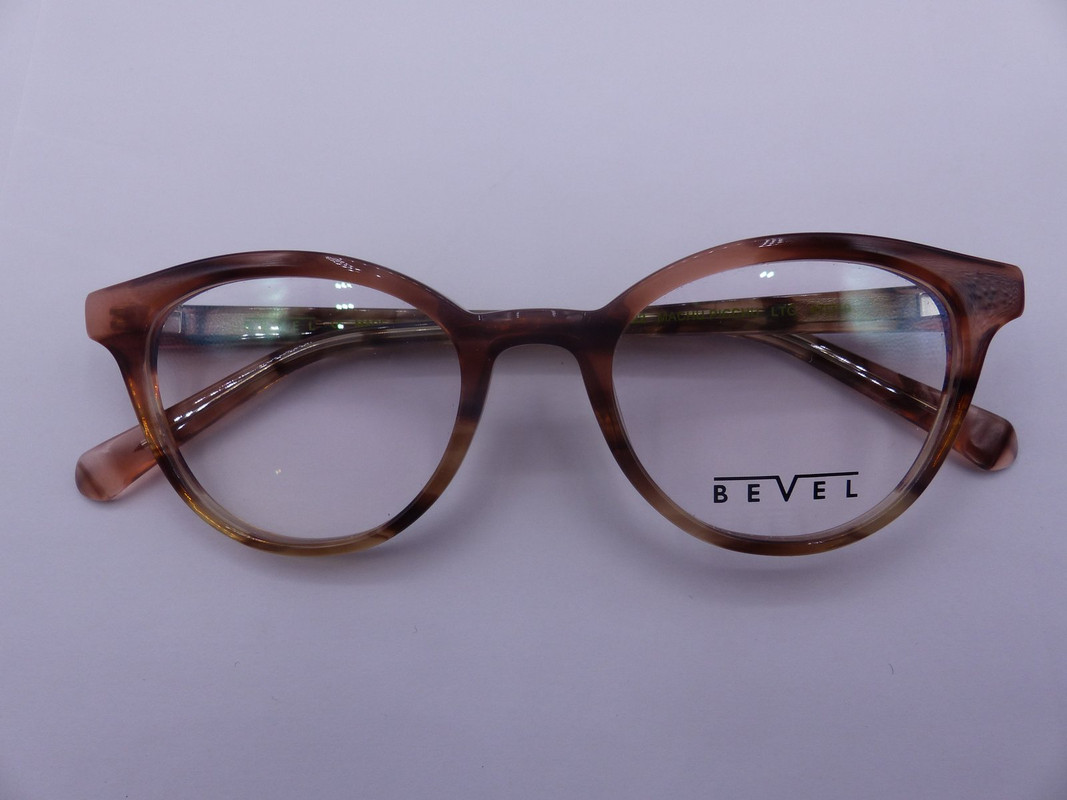 BEVEL 3722 MACHU PICCHU LIGHT TORTOISE GRADIENT EYEGLASSES FRAMES SIZE 47-19-135