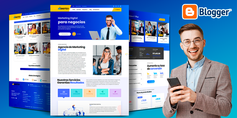 Tema Digitex Marketing Blogger GRATIS