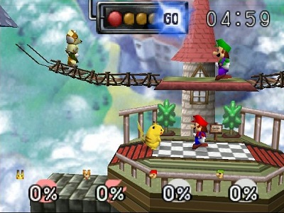 Nintendo 64 - Parlons jeu ! - Page 15 253576-super-smash-bros-nintendo-64-screenshot-pikachu-and-fox-fighting