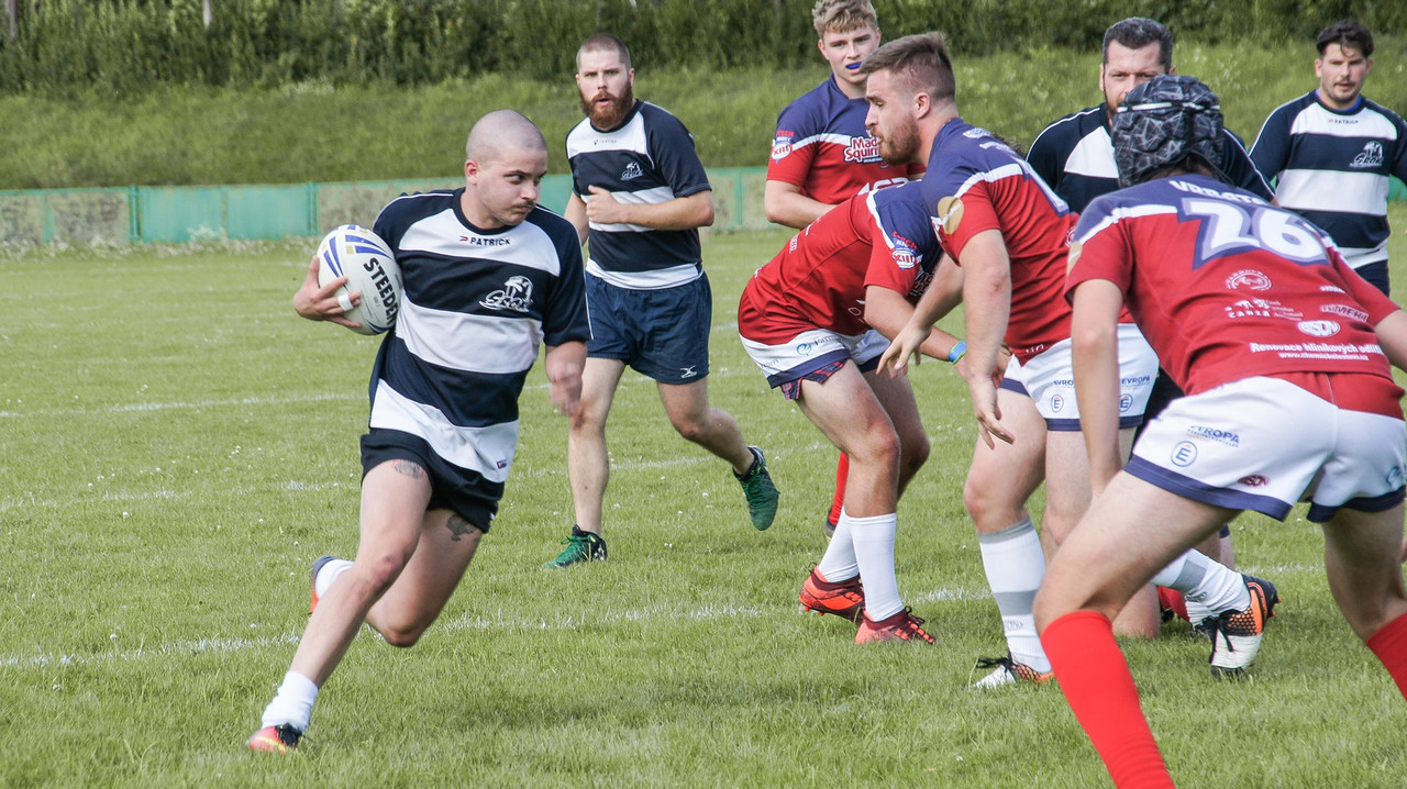 Sroki Łódź Rugby League vs Mad Squirrels Vrchlabí  Rugby League klub 09