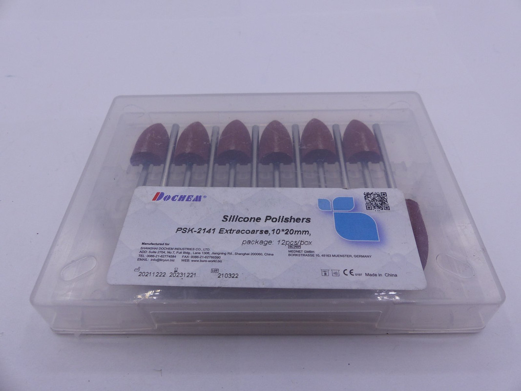 DOCHEM PSK2141 SILICONE POLISHERS EXTRA COARSE 10*20MM 12pack DOCHEM PSK2141 SILICONE POLISHERS EXTRA COARSE 10*20MM 12pack