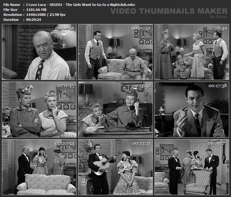 I Love Lucy - S01E01 - The Girls Want to Go to a Nightclub.mkv