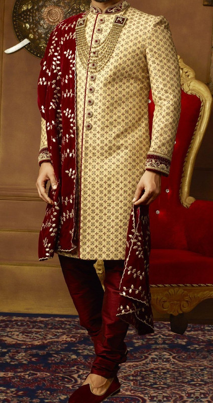 Shiva in a sherwani