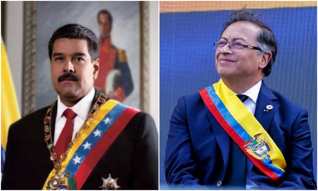 Presidentes Nicolás Maduro y Gustavo Petro Presidentes Nicolás Maduro y Gustavo Petro