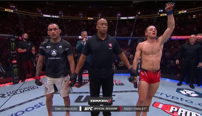 Пади Пимблет доминира над Тони Фъргюсън — MMA.BG