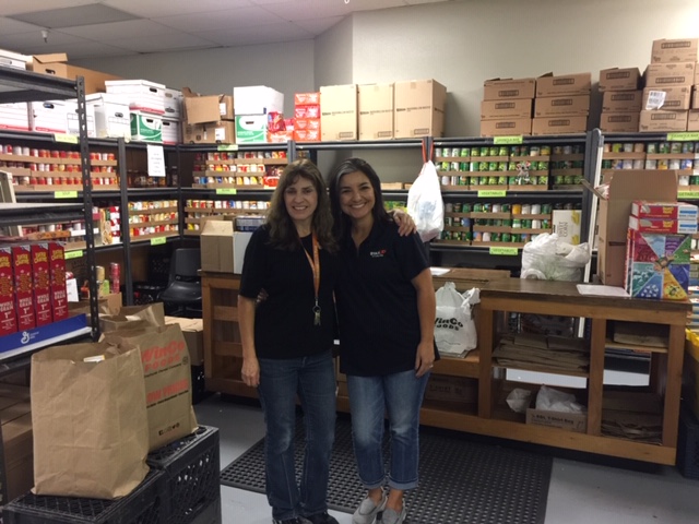 Food being delivered by Team Members of StaxUP Storage in Murrieta, CA.