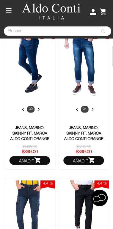 Aldo Conti descuentos en casi toda la ropa 
