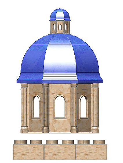 cupula azul