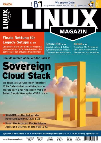 Cover: Linux Magazin No 06 2024