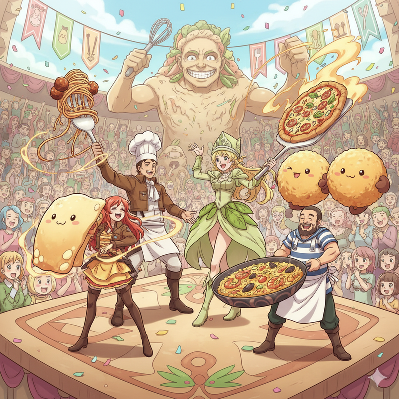 🍝 Battle Royale – Piatti Italiani Mistici