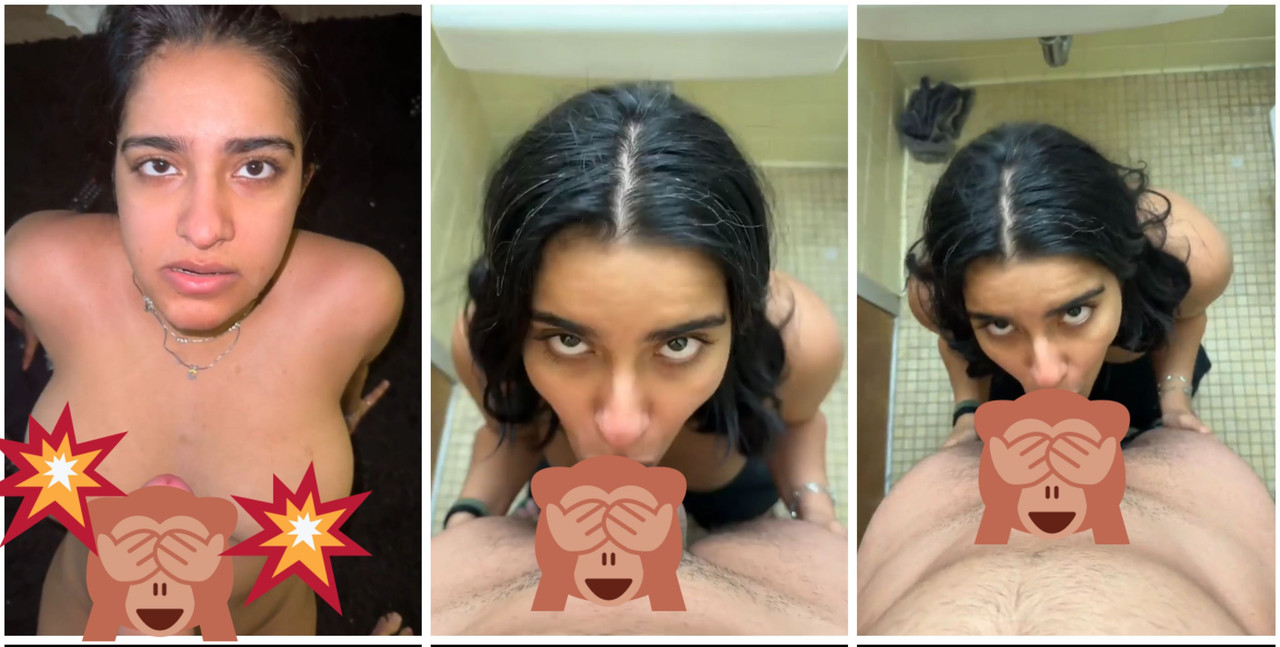 Beautifull girl giving bj to boyfriend nude video