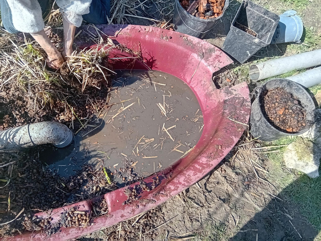 on enlève les mottes