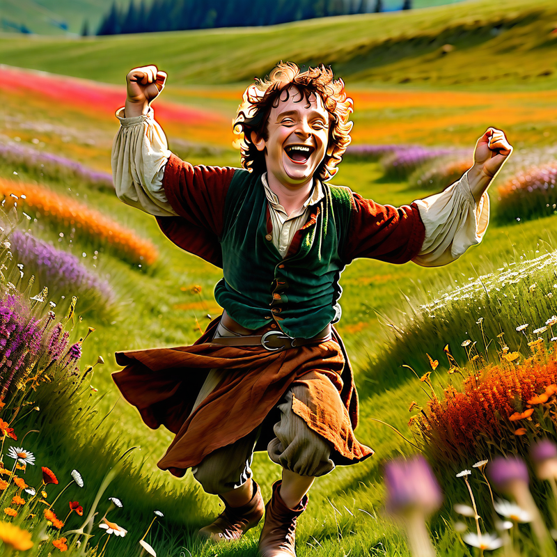 an-very-happy-laughing-frodo-dancing-on-an-meadow-in-colourful-auenland.png