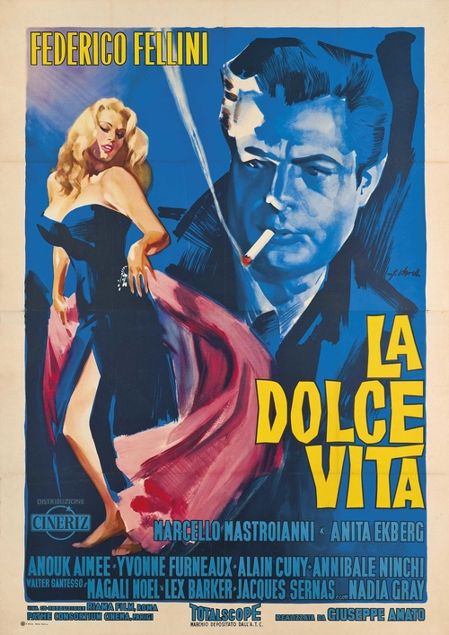 Słodkie życie / La dolce vita (1960) PL.1080p.BDRip.DD.2.0.x264-OK | Lektor PL