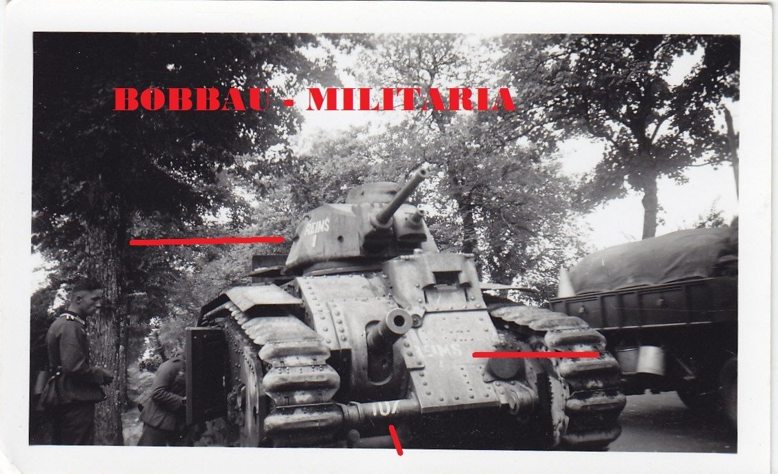 erbeuteter französischer Char B 1 bis Renault Pa