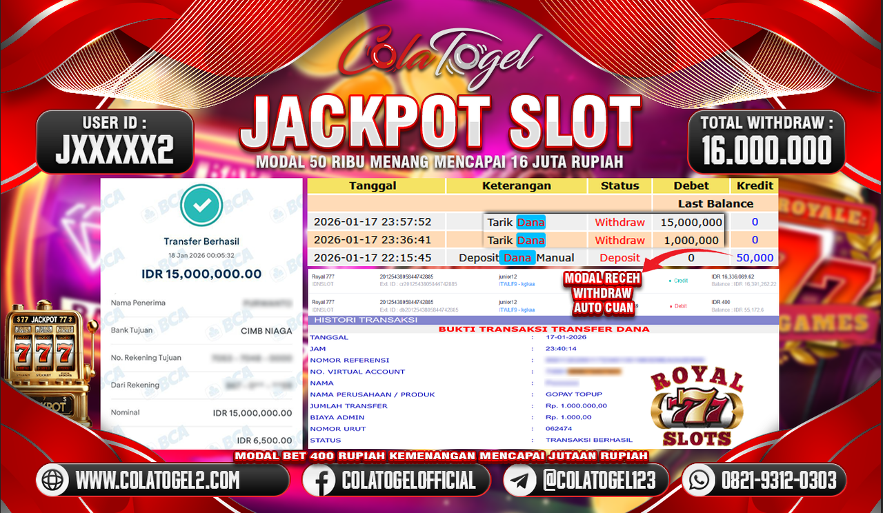 JACKPOT SLOT GACOR!!