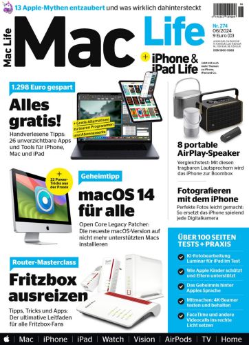 Mac Life Magazin Juni No 06 2024